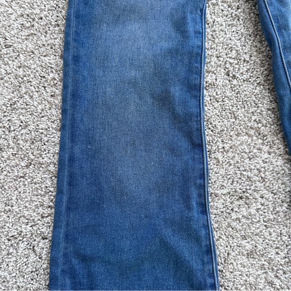 Levi’s 726 Flare Jeans Girls Size 10 Medium Wash Bootcut Denim Mid Rise Classic - Picture 7 of 10